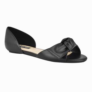 Nine West Bonnie Bow Front d'Orsay Flats - Black - Ireland (EI8679130)